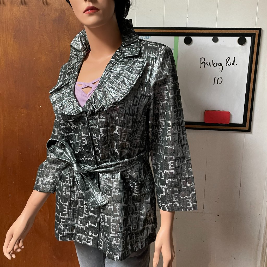 Ruby Rd. Metallic Blazer
